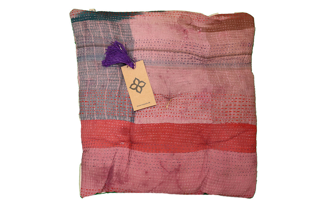 Kantha vintage chair pad 40*40 cm cotton