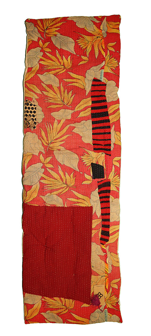 Kantha vintage bænkhynde 45*150 cm bomuld