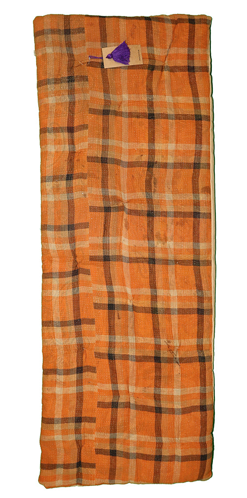 Kantha vintage bænkhynde 45*120 cm bomuld