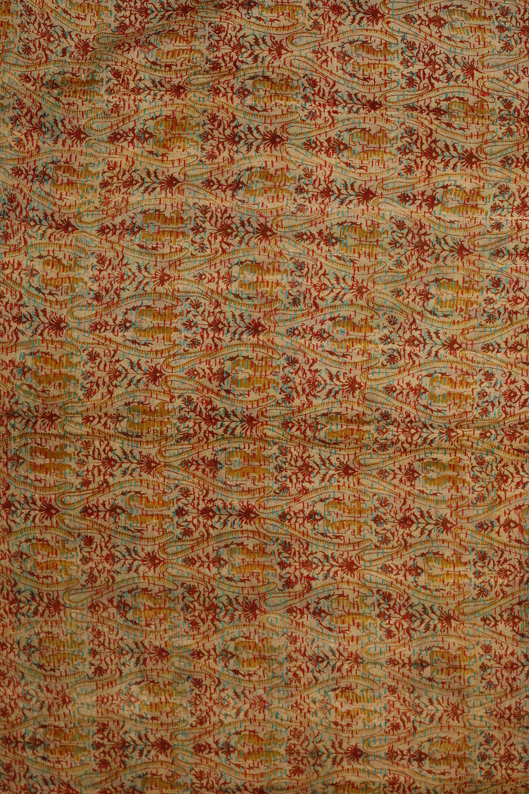 Sari kantha silk scarf 40*190 cm