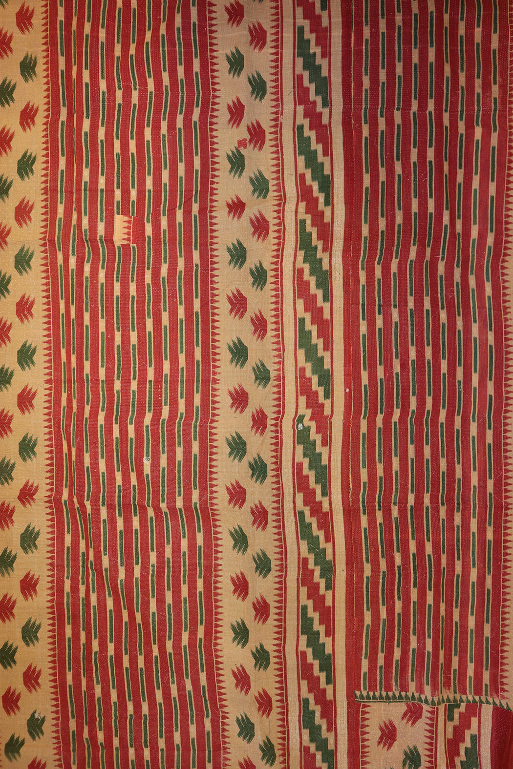 Kantha vintage throw approx 140x210 cm, cotton