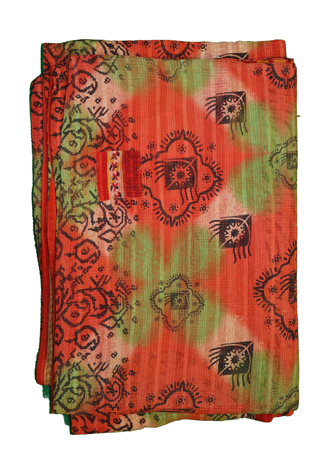 Kantha vintage throw approx 140x210 cm, cotton