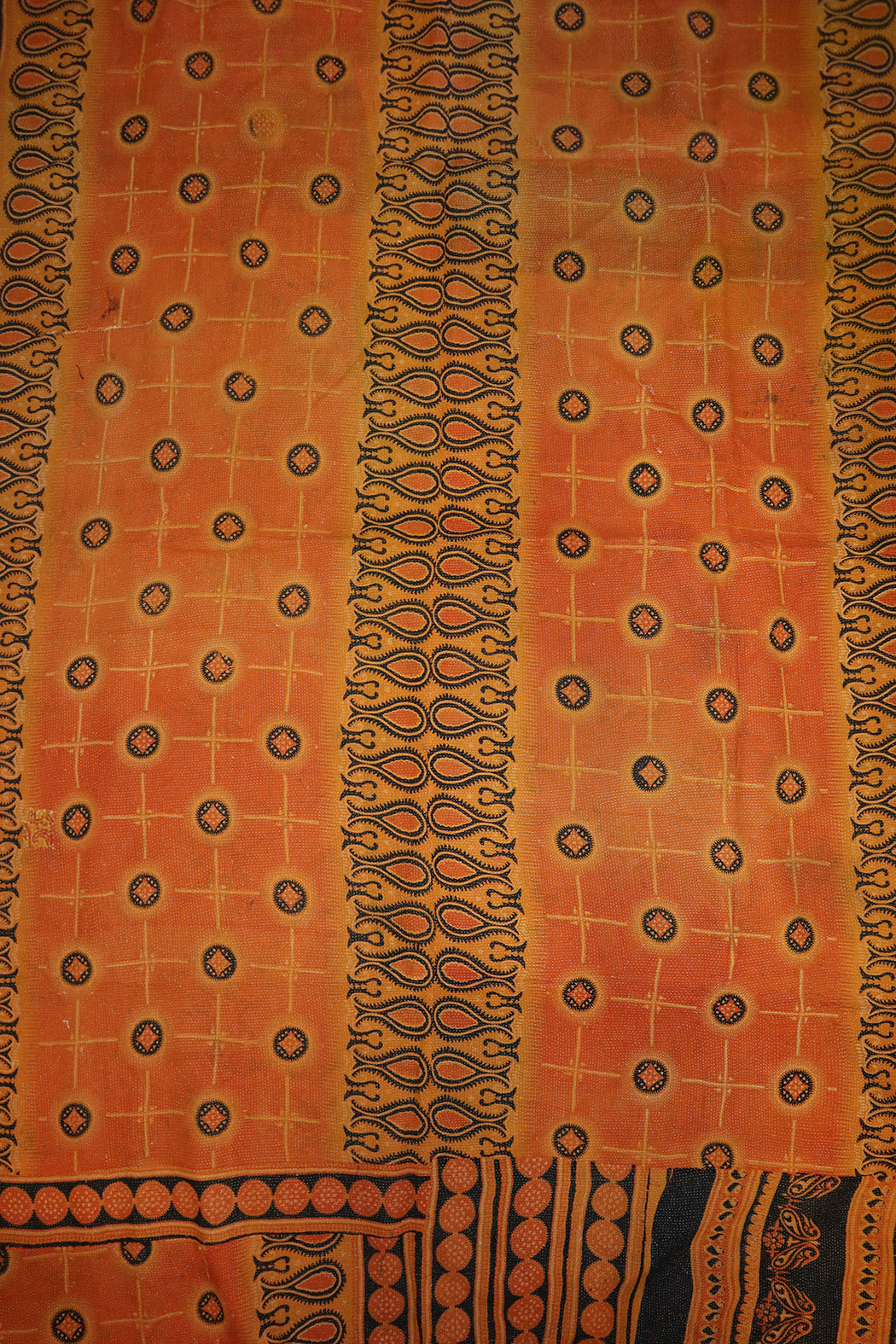 Recycled kantha vintage tæppe ca 140x210 cm, bomuld