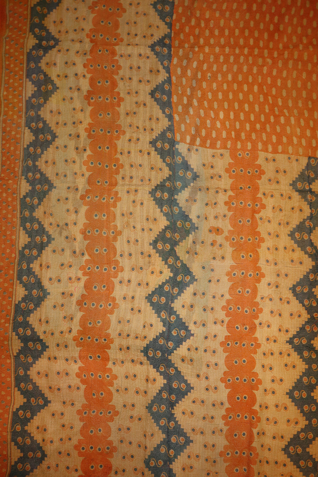 Kantha vintage throw approx 140x210 cm, cotton