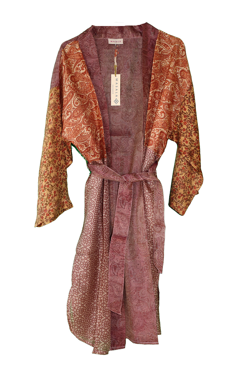 Alma vintage sari silk kimono