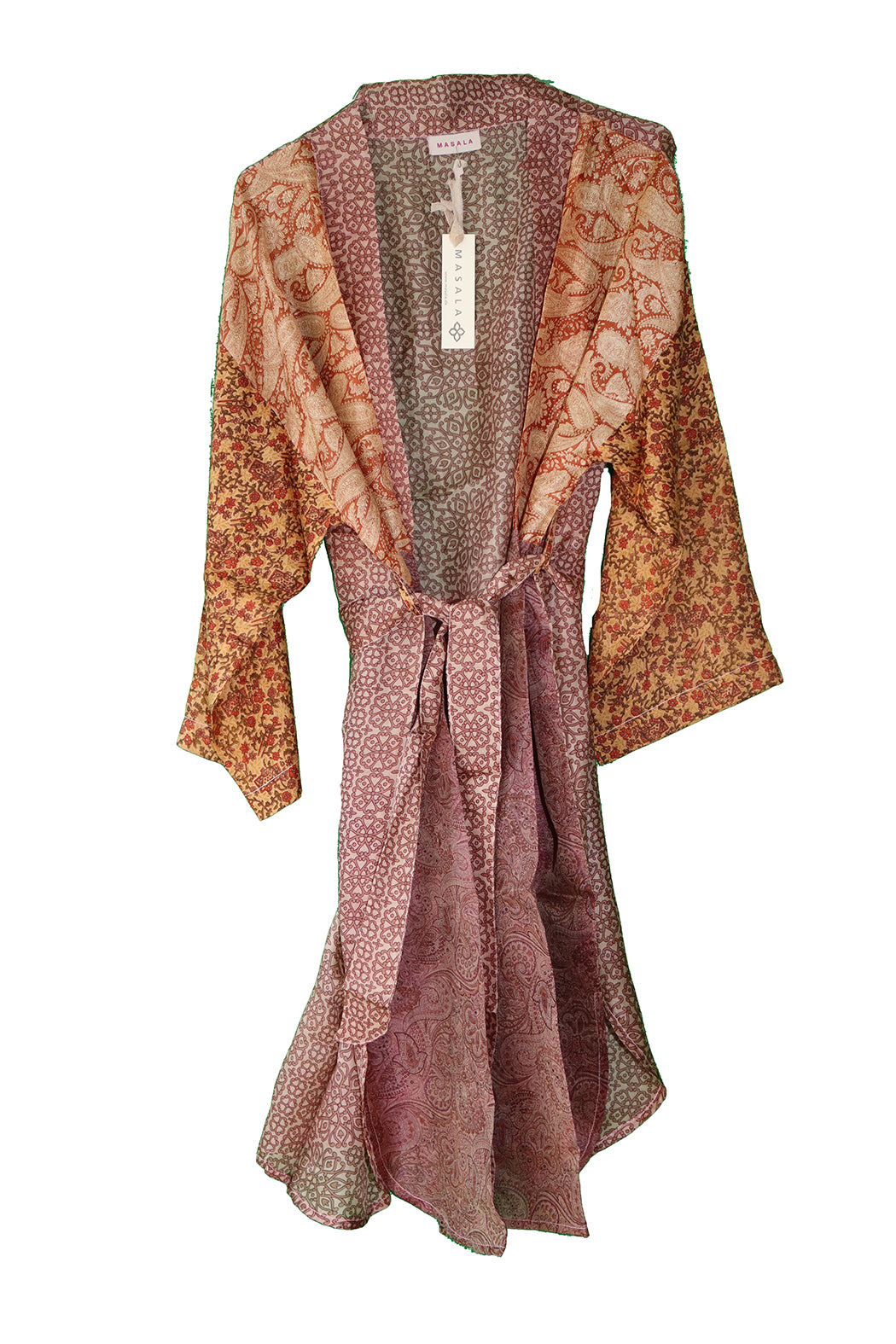 Alma vintage sari silk kimono