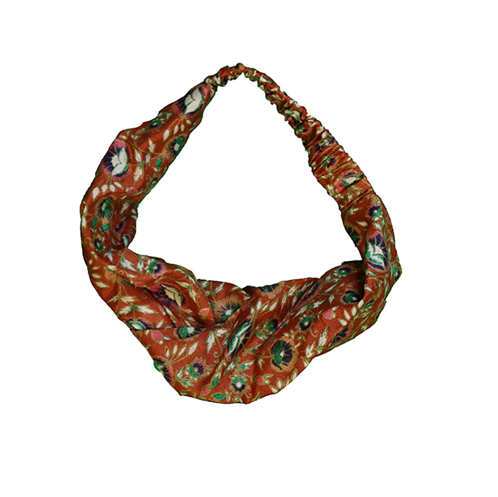 Sari silk hair hand