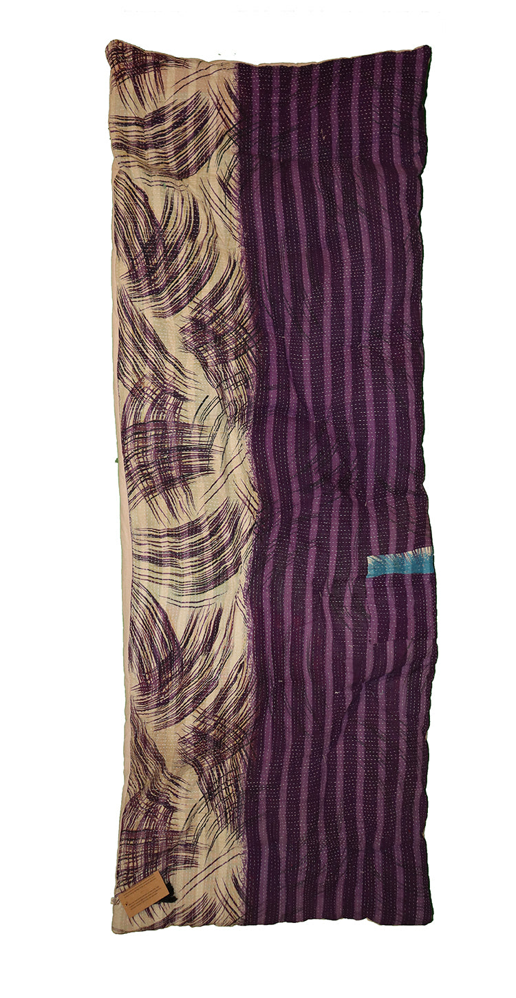 Kantha vintage rullemadras 65*180 cm bomuld