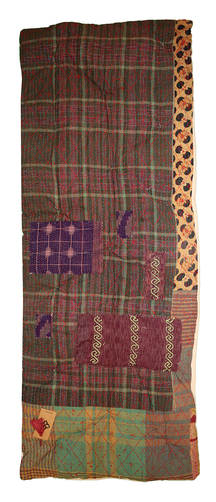 Kantha vintage roll mattress 55*150 cm cotton