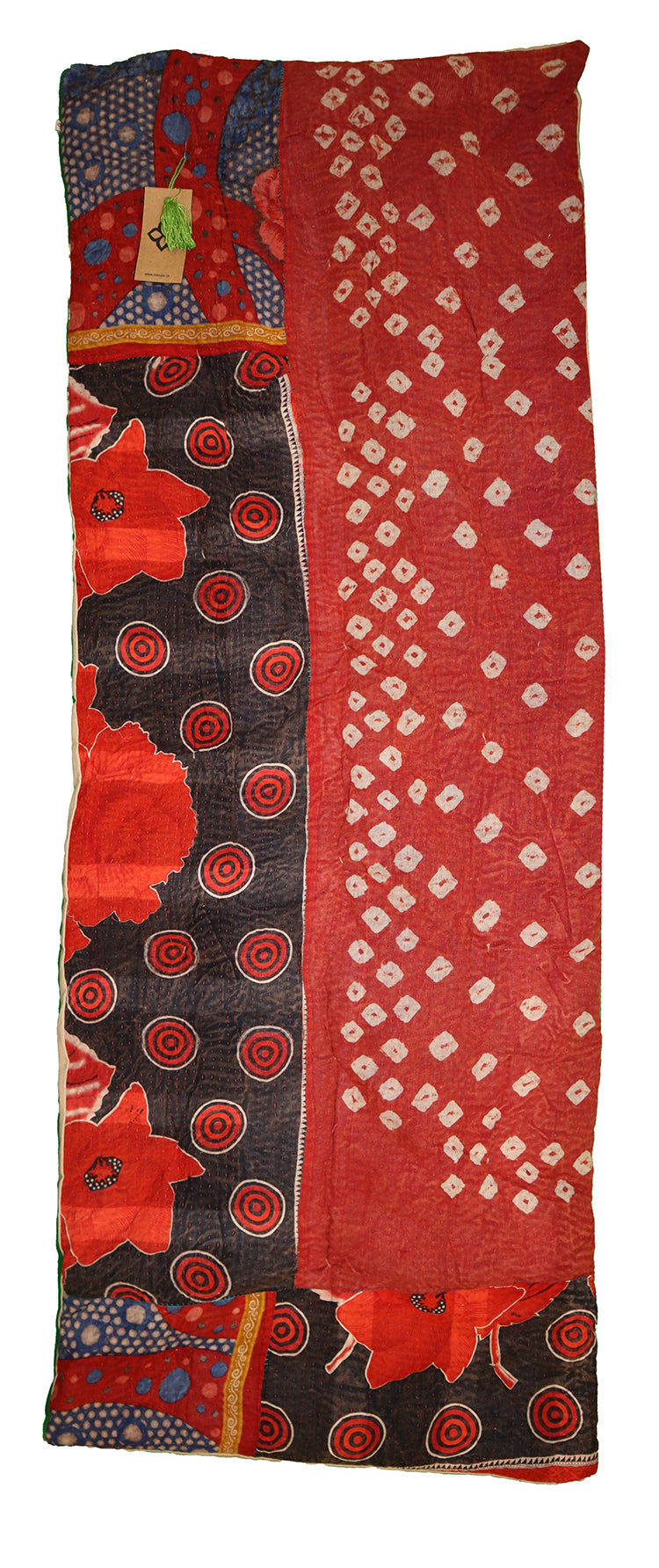 Kantha vintage rullemadras 55*150 cm bomuld