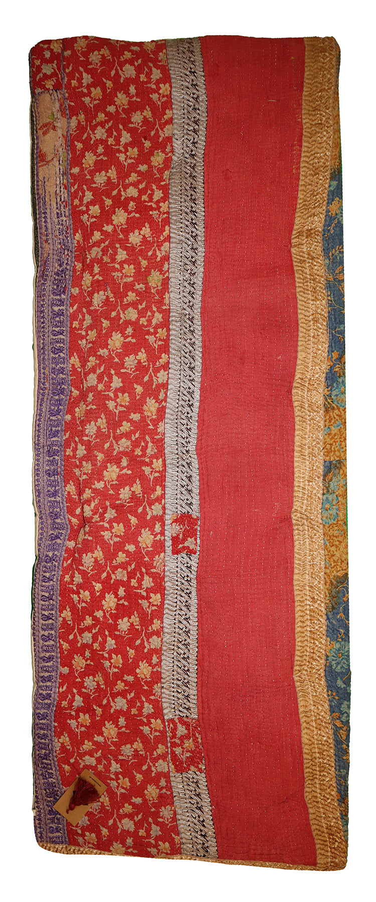 Kantha vintage rullemadras 55*150 cm bomuld