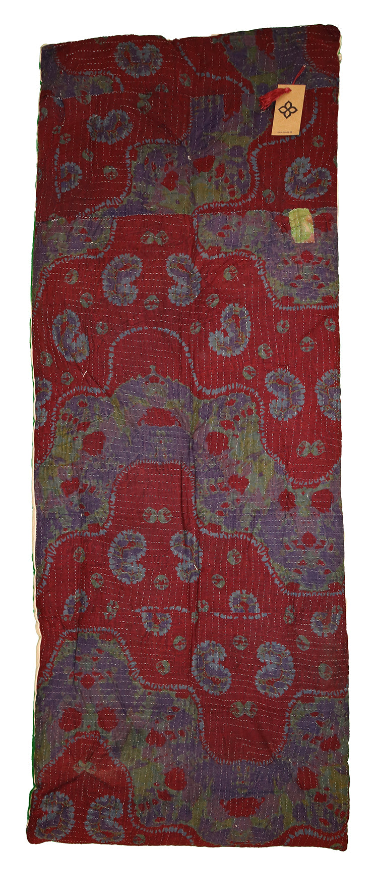 Kantha vintage rullemadras 55*150 cm bomuld