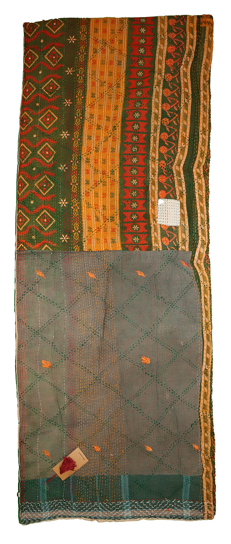 Kantha vintage rullemadras 55*150 cm bomuld