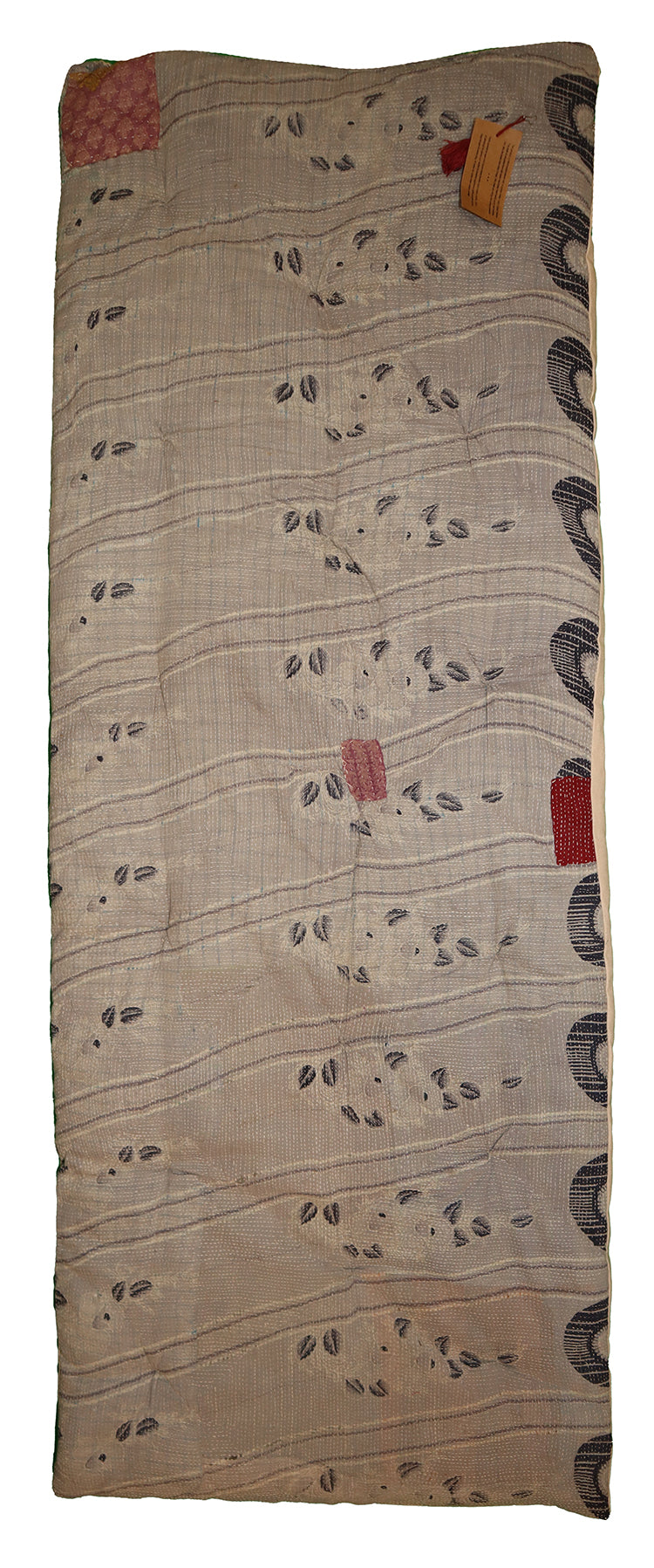 Kantha vintage rullemadras 55*150 cm bomuld