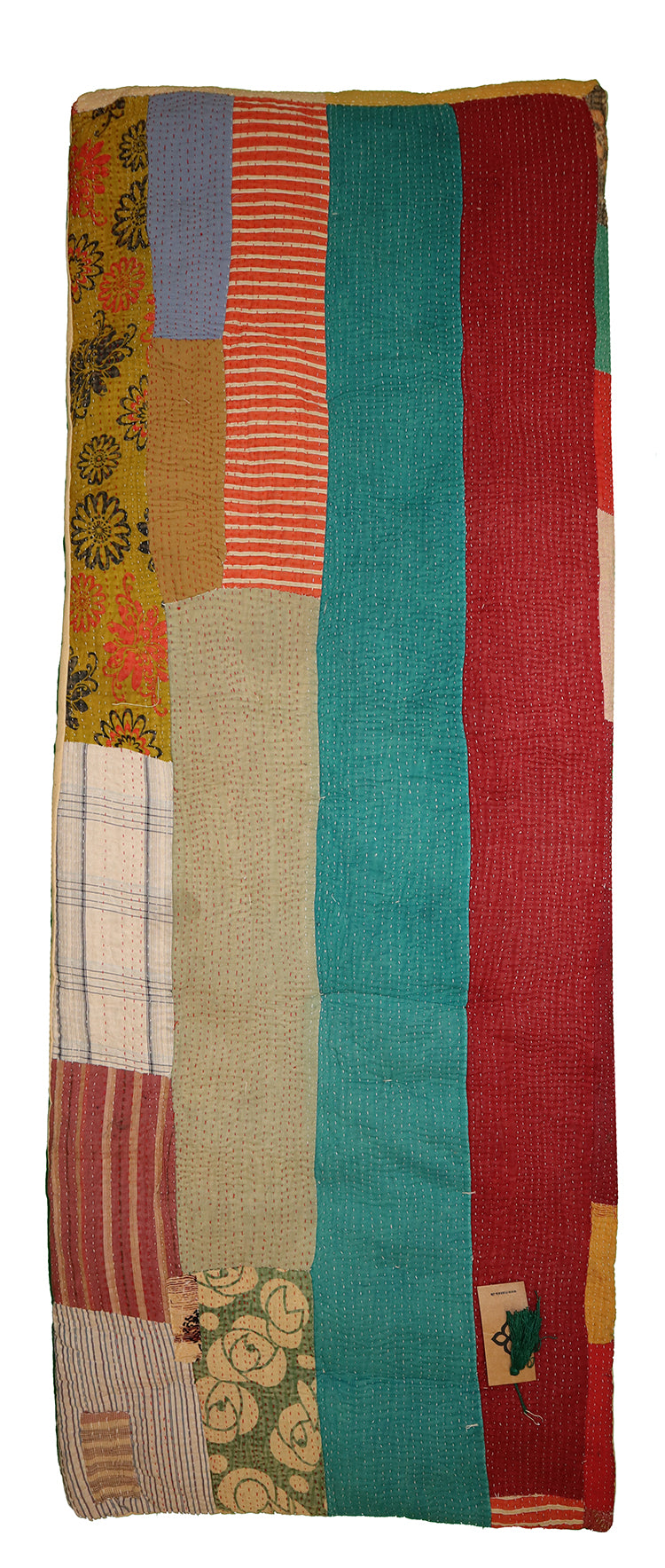 Kantha vintage rullemadras 55*150 cm bomuld