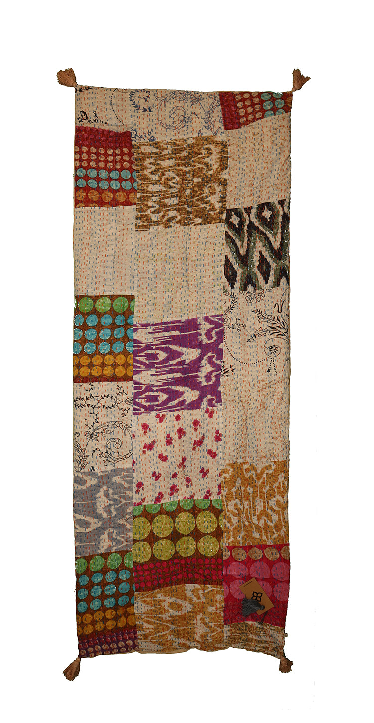 Kantha stonewash mattress 55*150 cm cotton