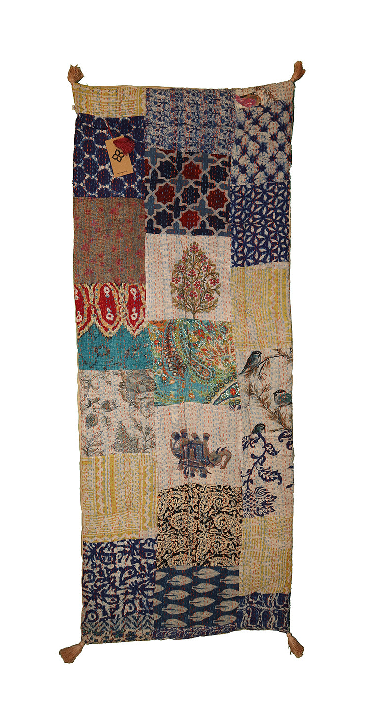 Kantha stonewash mattress 55*150 cm cotton