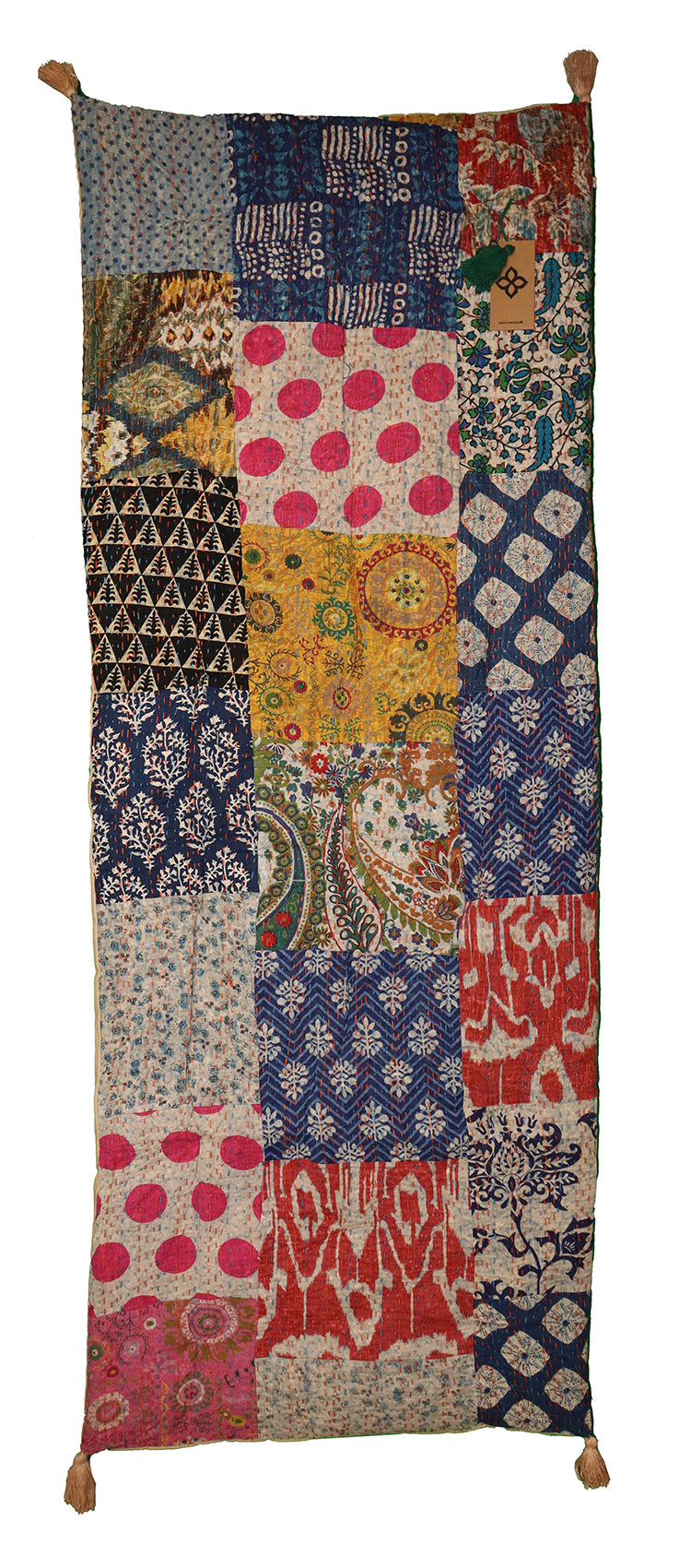 Kantha stonewash mattress 55*150 cm cotton