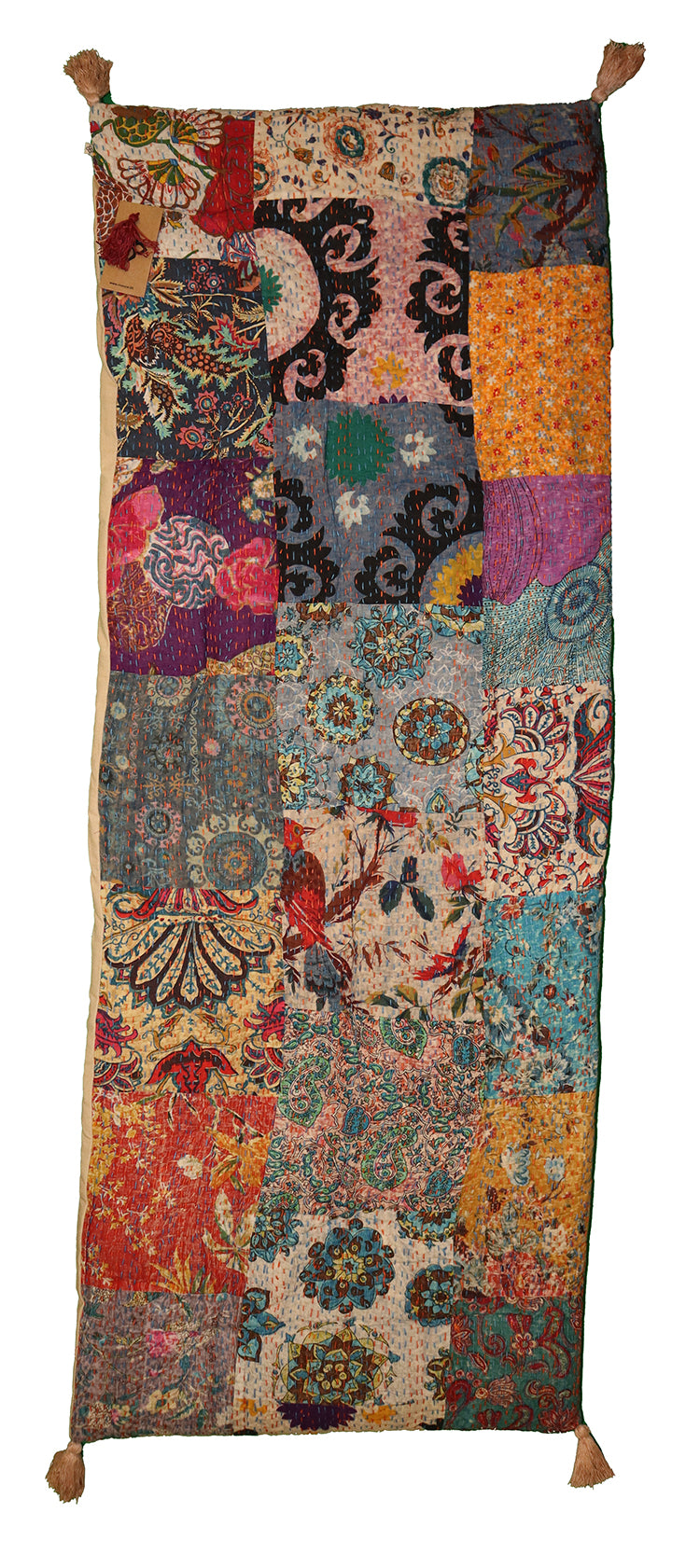Kantha stonewash mattress 55*150 cm cotton