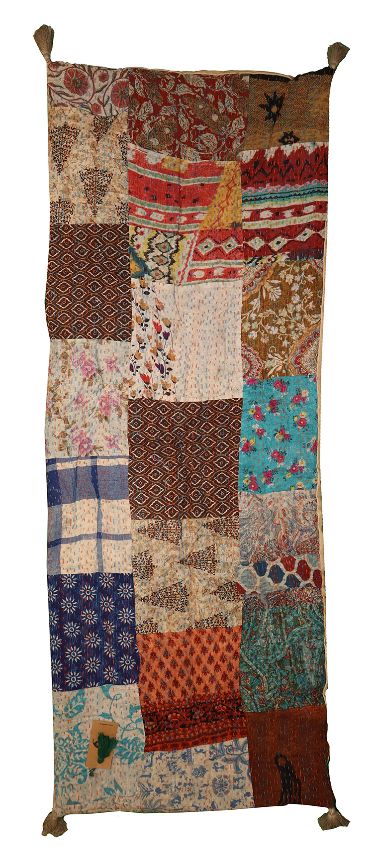 Kantha stonewash mattress 55*150 cm cotton