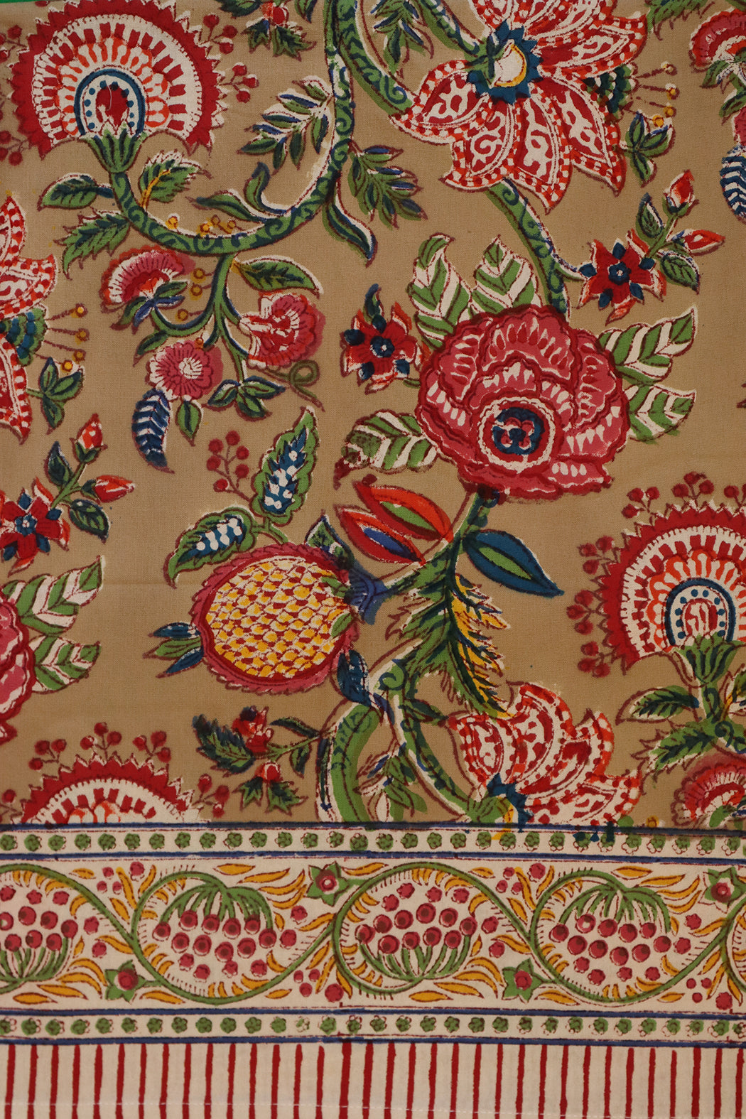 Block print tablecloth 150*220 cm cotton