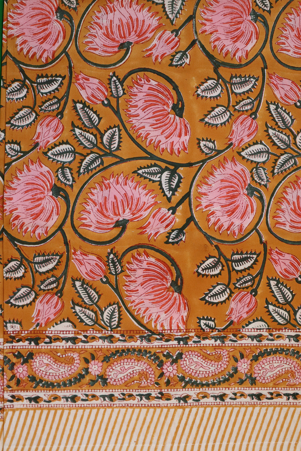 Block print tablecloth 150*220 cm cotton