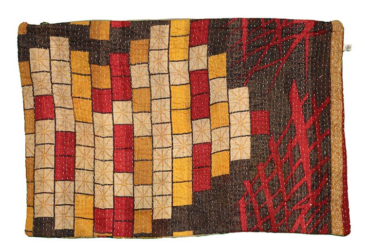 Sari Vintage Kantha Kissen 40*60 cm