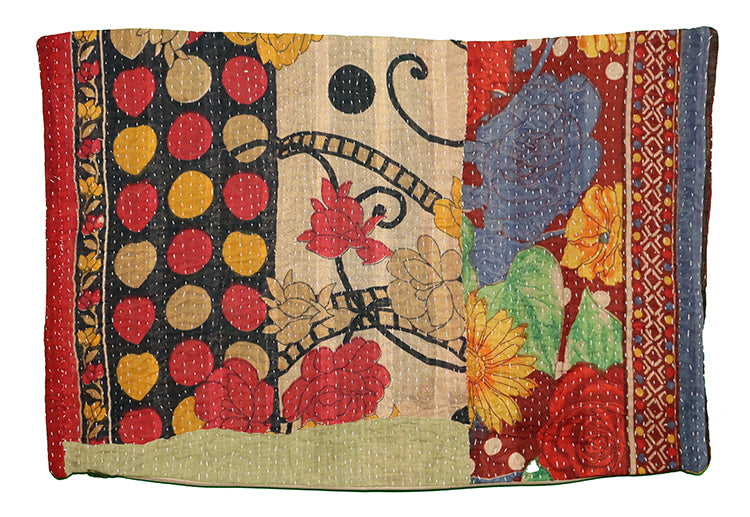 Sari Vintage Kantha Kissen 40*60 cm