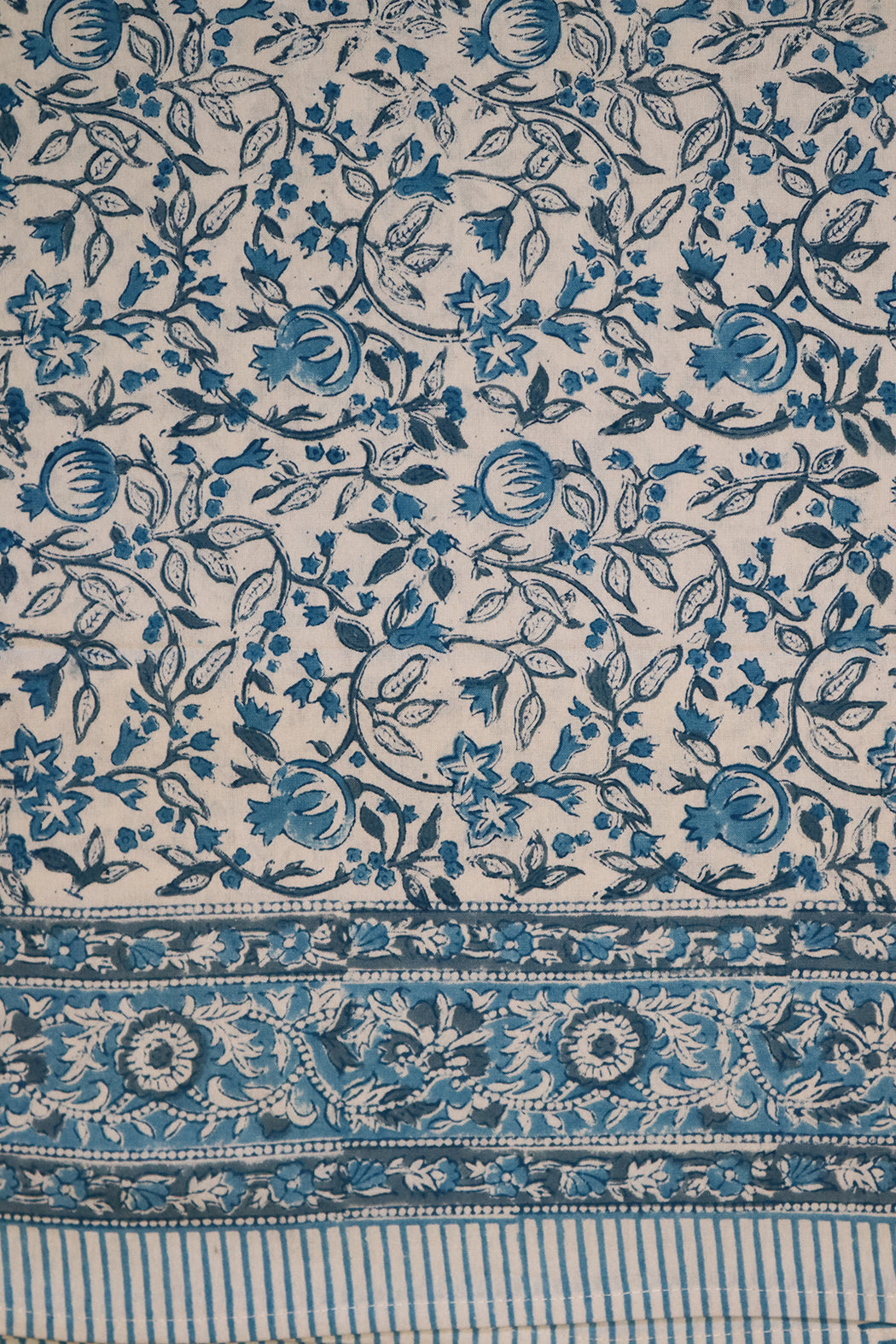 Block print tablecloth 150*220 cm cotton
