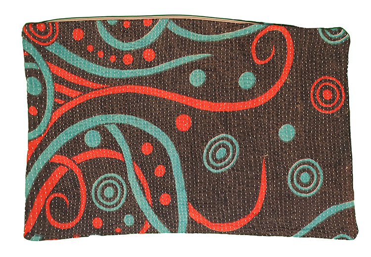 Sari vintage kantha cushion 40*60 cm