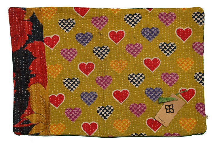 Sari vintage kantha cushion 40*60 cm