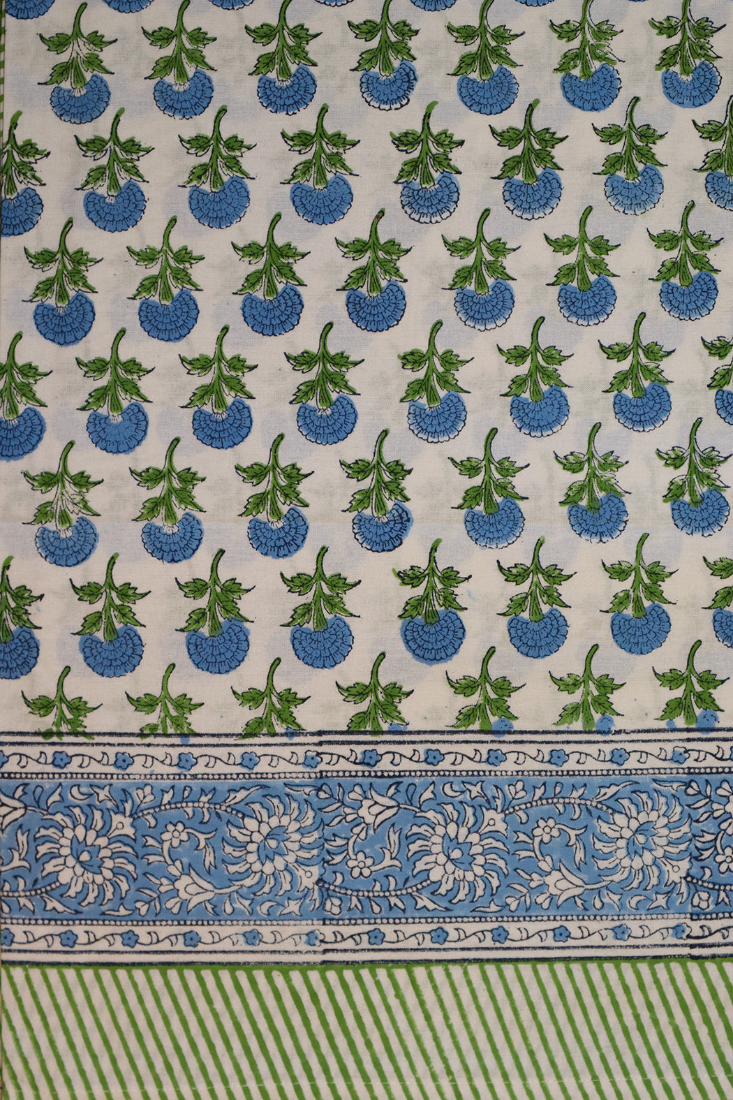Block print tablecloth 150*220 cm cotton