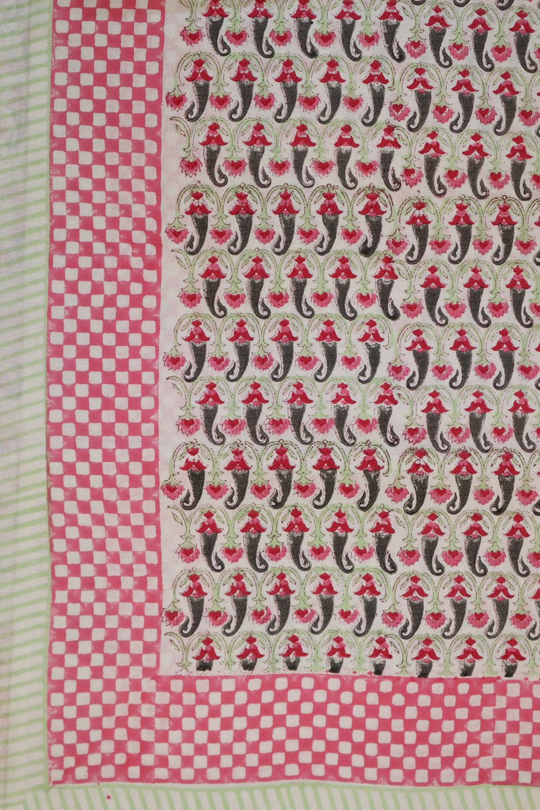 Block print tablecloth 150*220 cm cotton