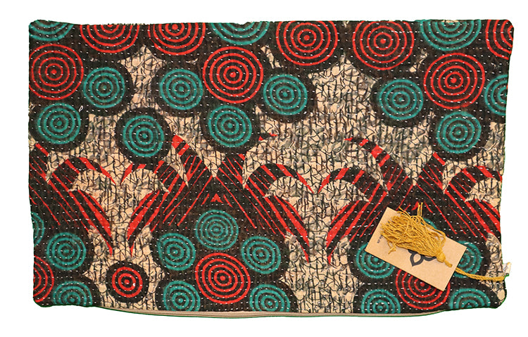 Sari vintage kantha cushion 30*50 cm