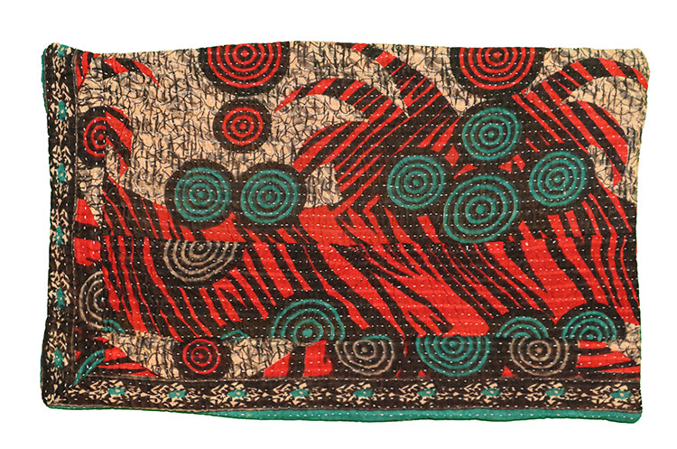 Sari vintage kantha cushion 30*50 cm