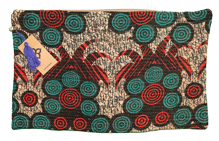 Sari vintage kantha cushion 30*50 cm