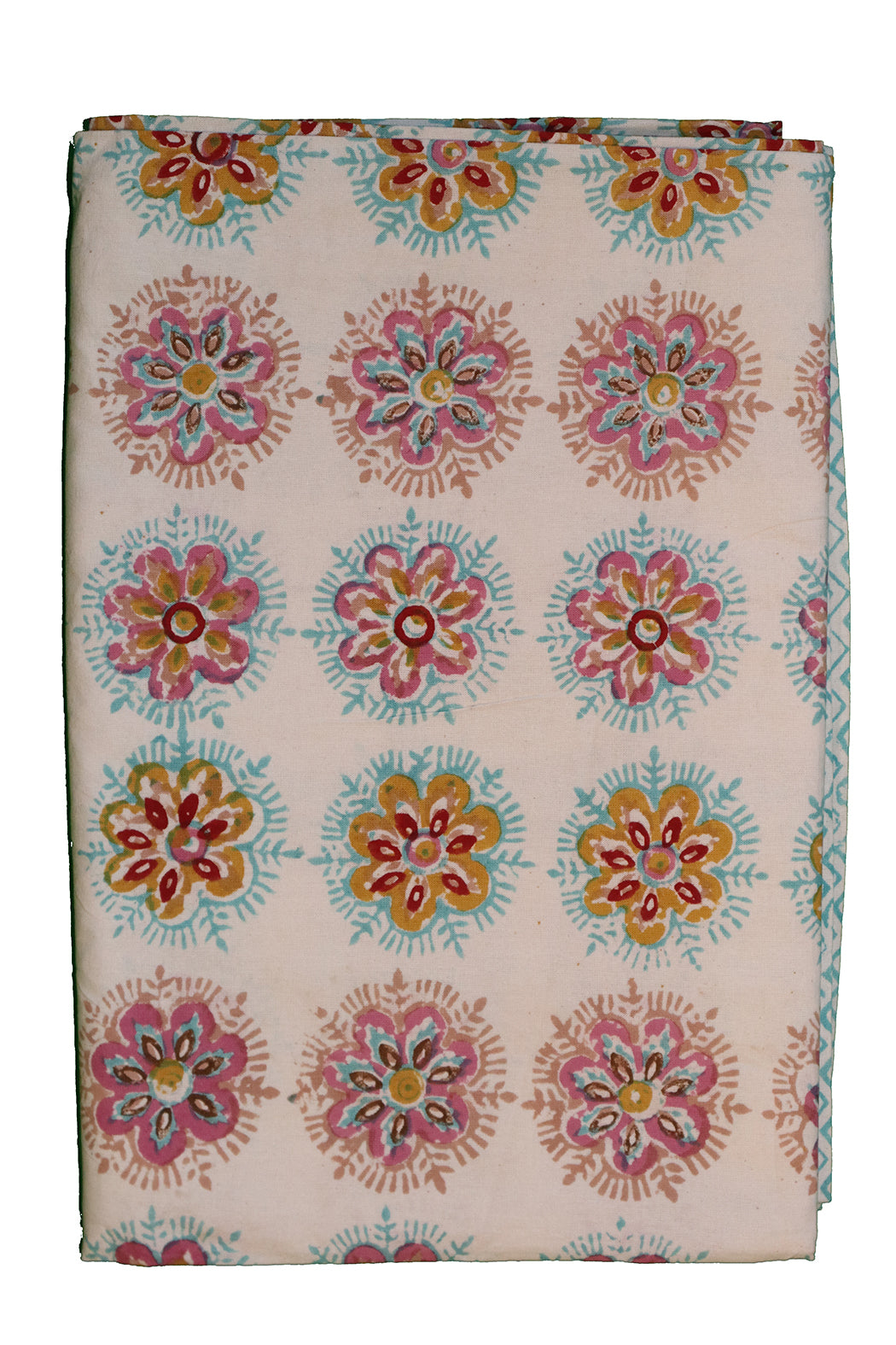Block print tablecloth 150*220 cm cotton