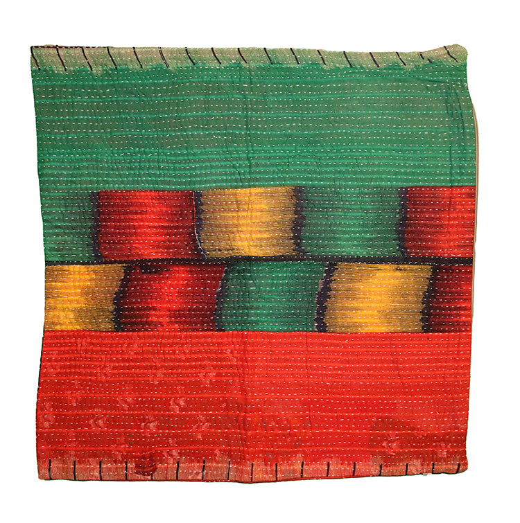 Sari vintage kantha pude 60*60 cm