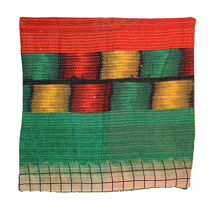 Sari vintage kantha pude 60*60 cm
