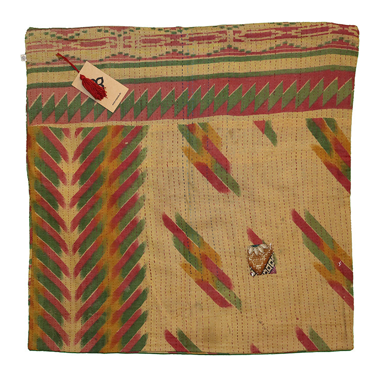 Sari vintage kantha pude 60*60 cm