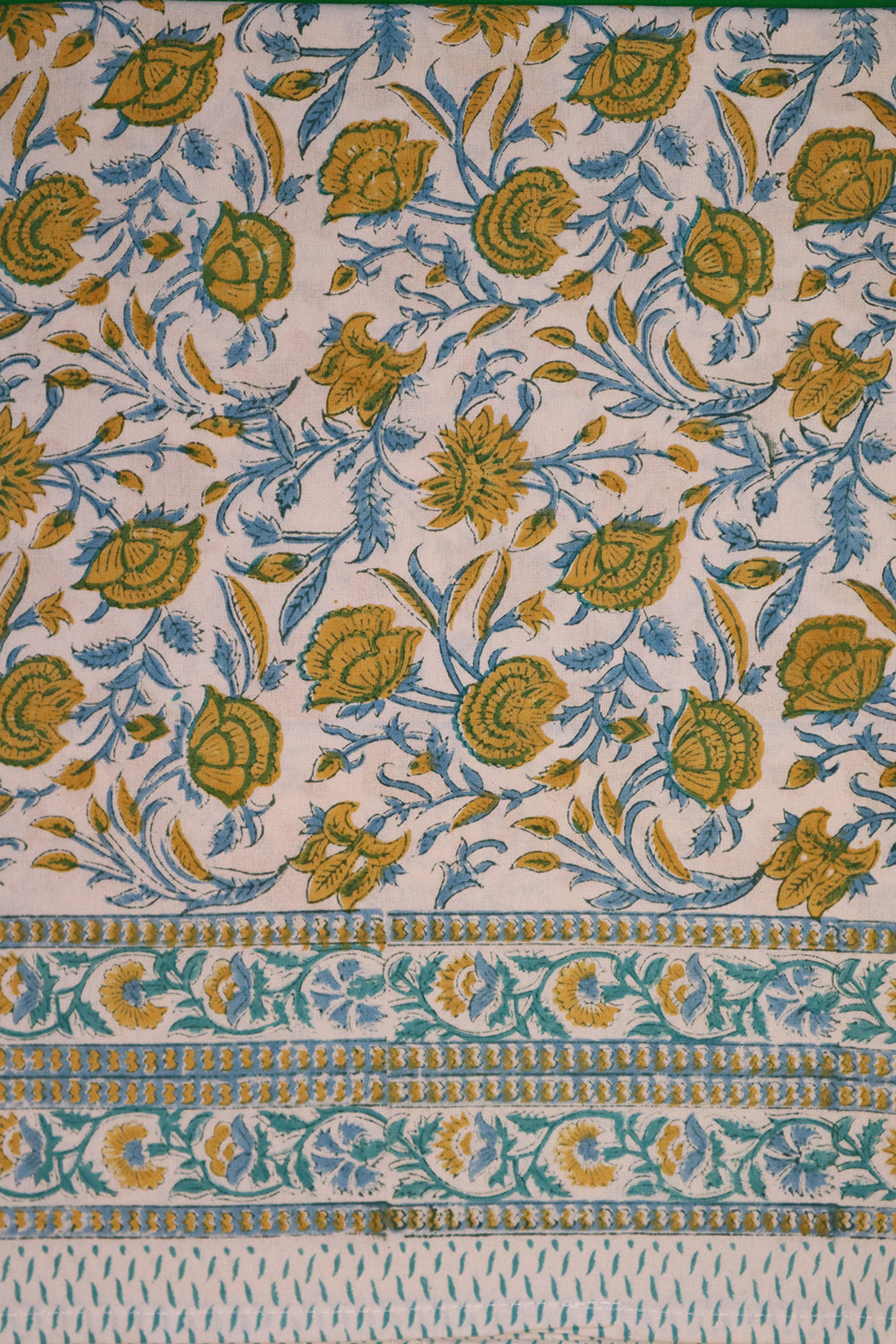 Block print tablecloth 150*220 cm cotton