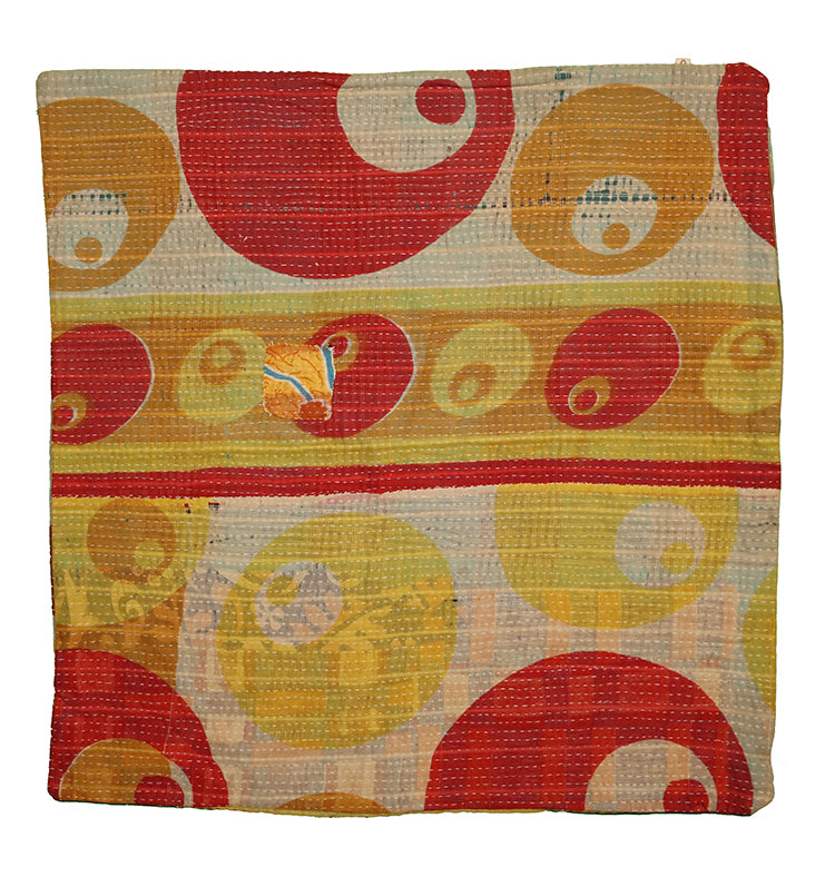 Sari vintage kantha cushion 45*45 cm