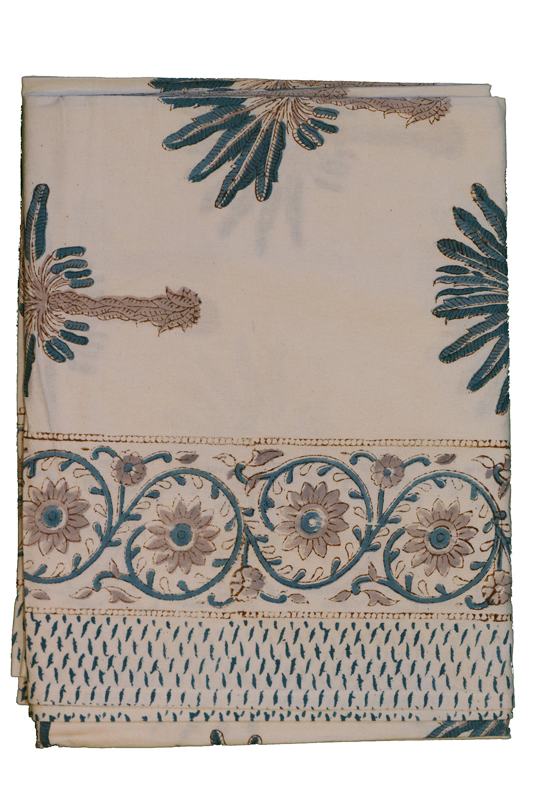 Block print tablecloth 150*220 cm cotton