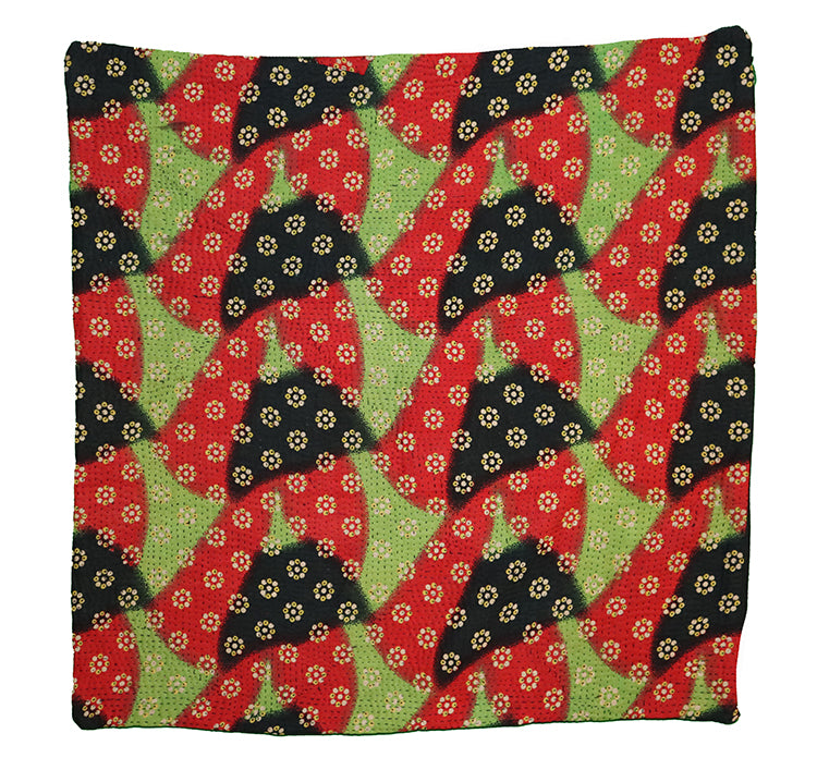 Sari vintage kantha cushion 45*45 cm