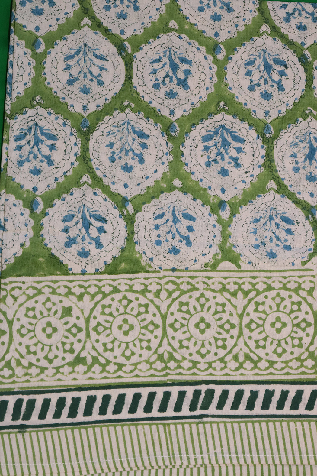 Block print tablecloth 150*220 cm cotton