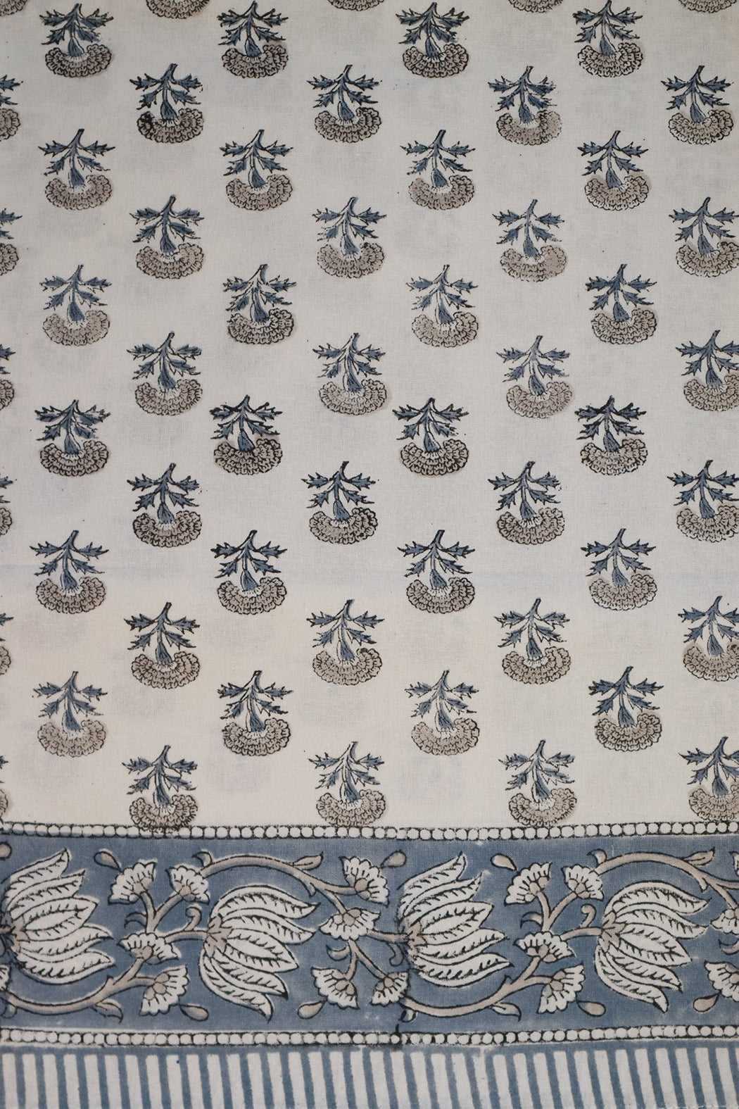 Block print tablecloth 150*220 cm cotton