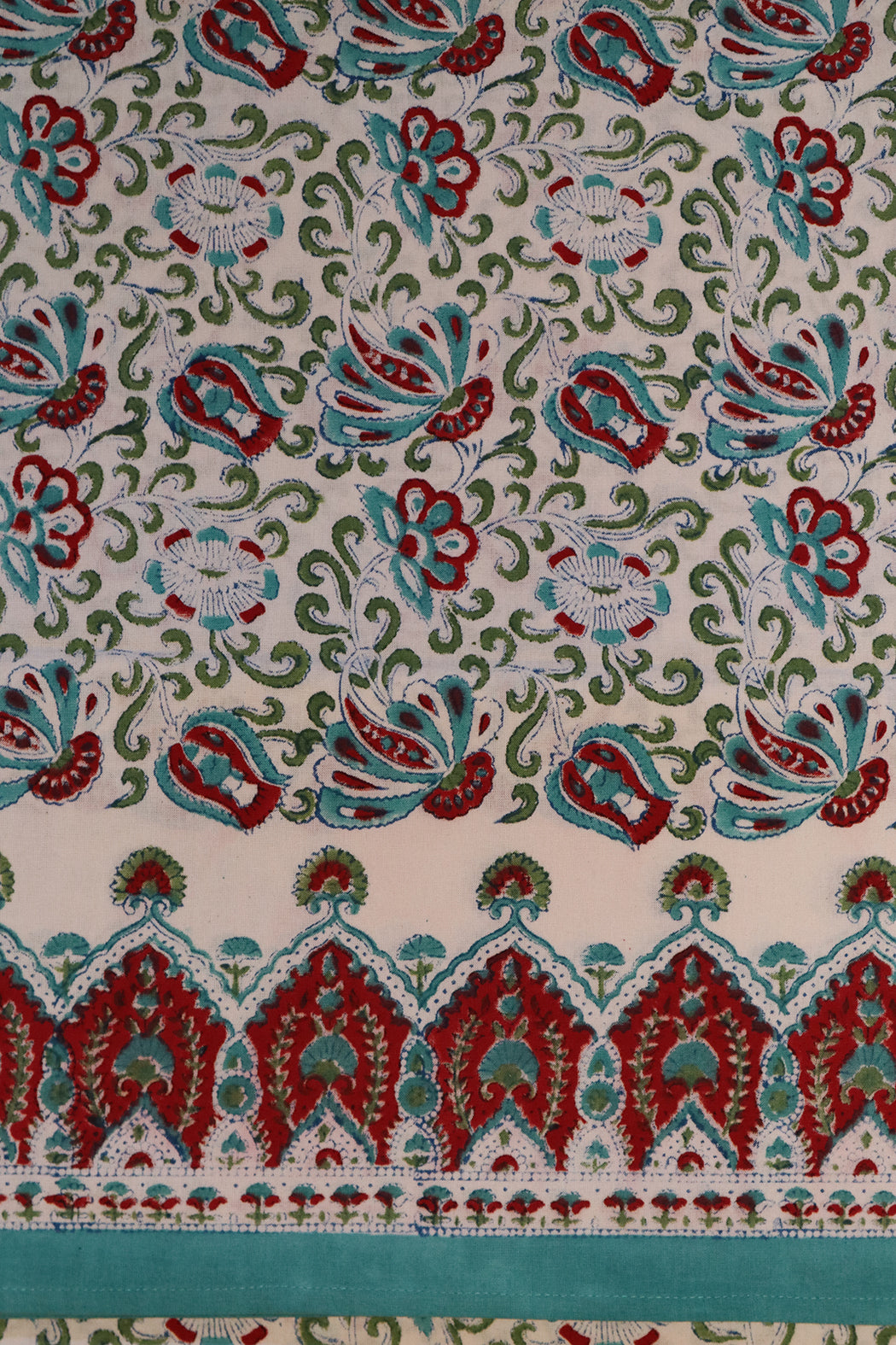 Block print tablecloth 150*220 cm cotton
