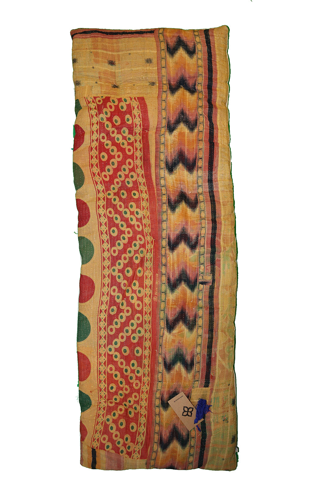 Kantha vintage bænkhynde 45*120 cm bomuld