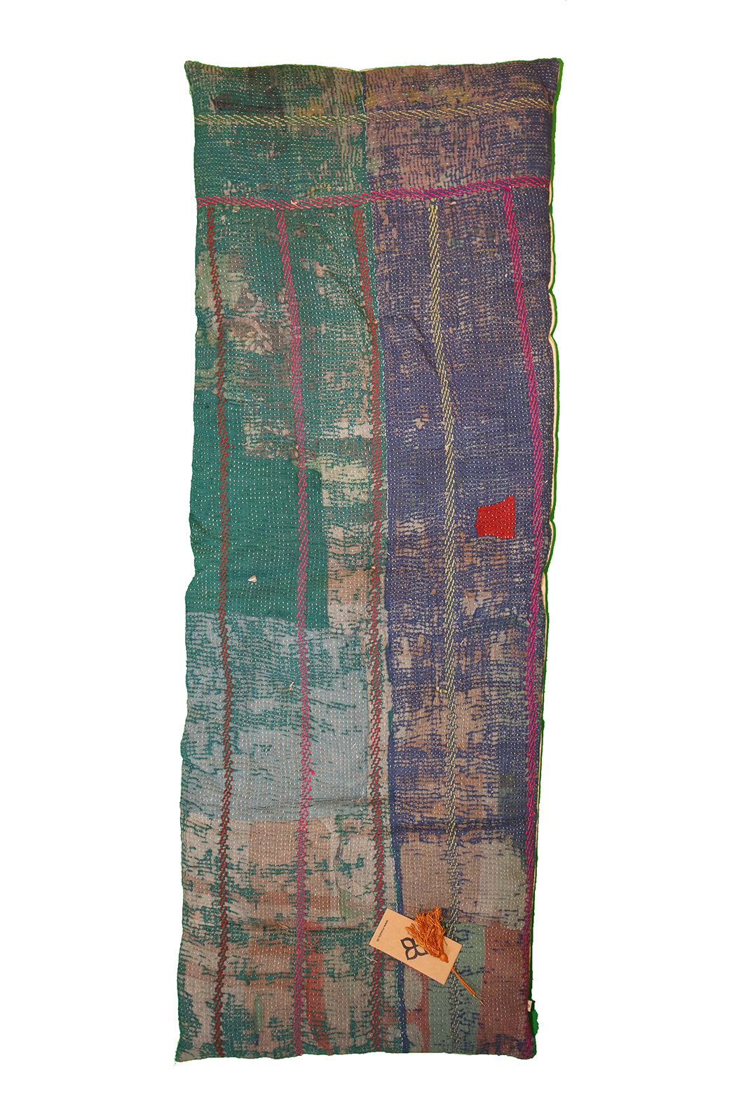Kantha vintage bænkhynde 45*120 cm bomuld
