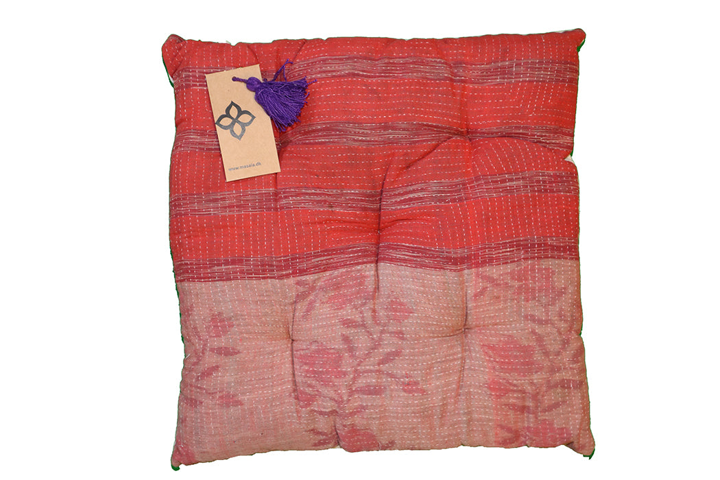 Kantha Vintage Kissen 40*40 cm Baumwolle